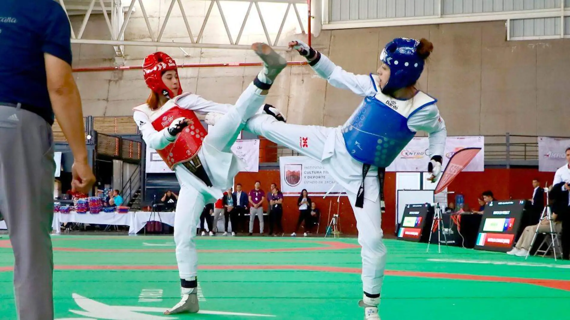 Competencia de taw kwon do